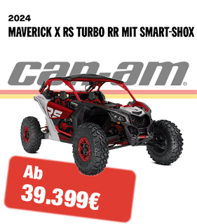 Can-Am 2024 Maverick X RS Turbo RR mit Smart-Shox